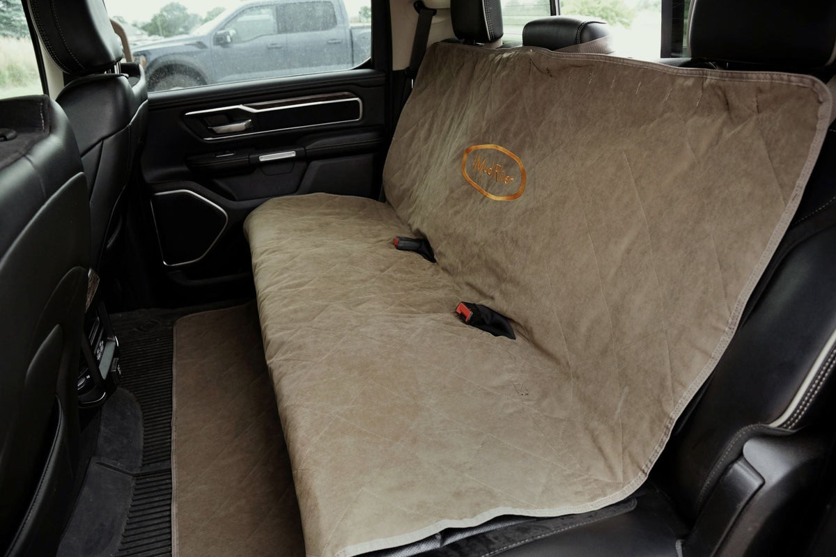 Mud River Two Barrel Seat Cover with Seat Belt Openings